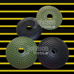 Diamond convex polishing pad
