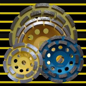 Diamond double row cup wheel