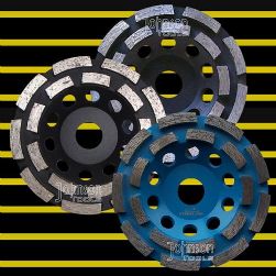 Diamond tool:125mm double row cup wheel