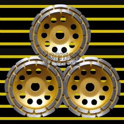 Diamond cup wheel:150mm double row cup wheel
