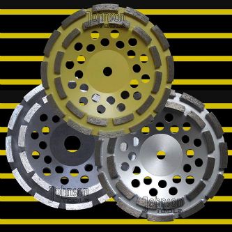 Cup wheel:180mm double row cup wheel