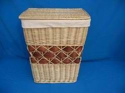 wicker laundry basket