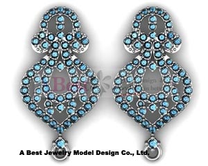 Earrings jewelry models