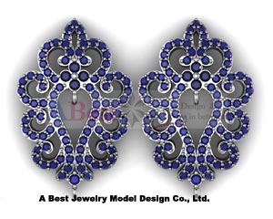 Earrings jewelry models