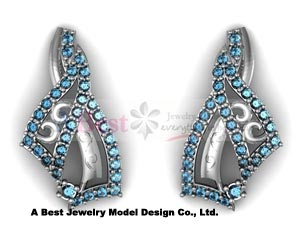 Earrings jewelry models
