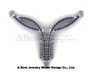 Necklace jewelry models