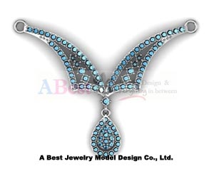 Necklace jewelry models