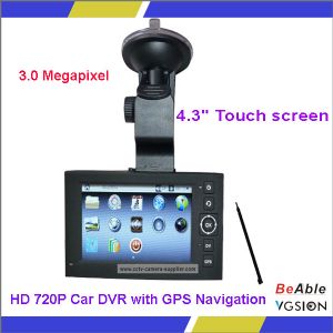 Car DVR with GPS Navigation function