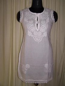 CHIKAN EMBROIDERED KURTI
