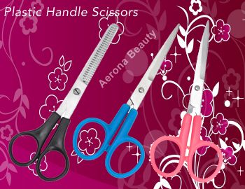 Plastic Handle Scissors-Aerona Beauty