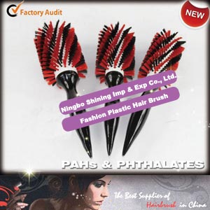 Fashion Plastic Hairbrush for Salon