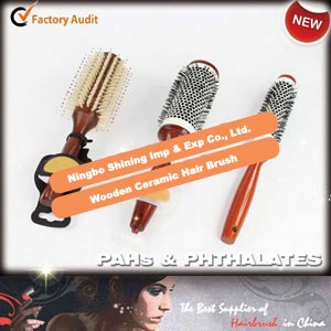 Wooden Ceramic Hairbrush