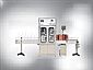 Automatic liquid quantitative filling line two-headed