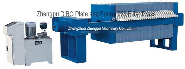 Zhengpu DIBO Plate and Frame 920 Filter Press