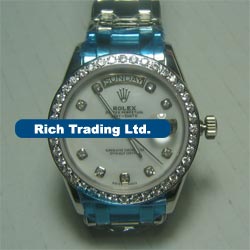 rolex day date diamond bezel