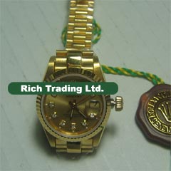 rolex gold datejust for ladies