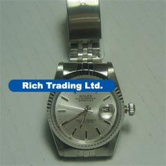 rolex silver datejust 