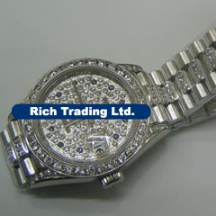 rolex datejust full diamond