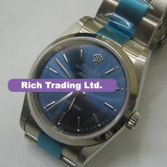 rolex air king blue