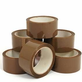 brown color with SGS&ISO opp adhesive packing tape