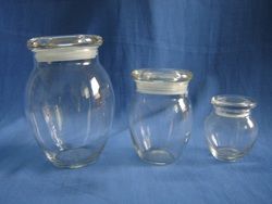 Glass jars