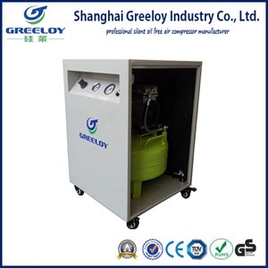 600W oil free silent air compressor with cabinet GA-61X