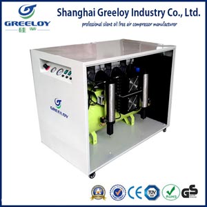 3 hp oil free lab air compressor with dryer and cabinet GA-83XY