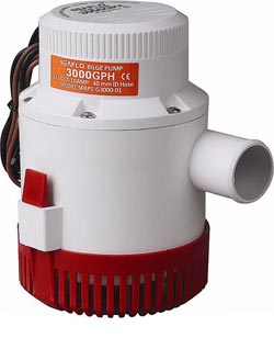 Submersible Propump Boat Marine Bilge Pump - 12/24V 3000GPH