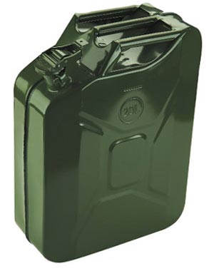 20L NATO Metal Jerry Can / Metal Army Fuel Can