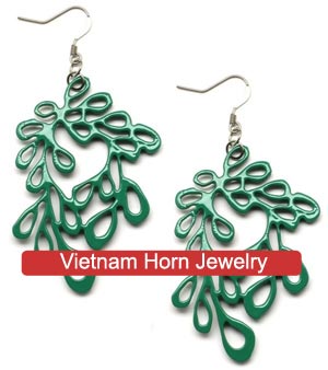 Lacquer Horn Earring