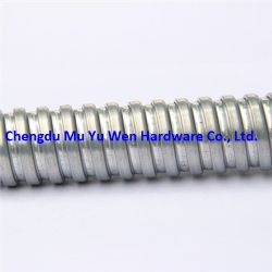 Galvanized steel flexible conduit for cable protection
