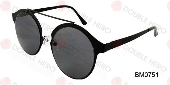 Metal Plate Brass Sunglasses - BM0751