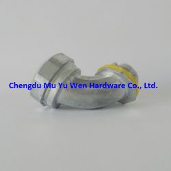 90d elbow liquid tight zinc die cast conduit connector
