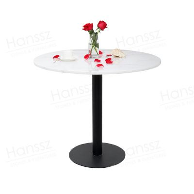 China Custom Round White Marble Table Furniture