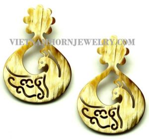 Natural Horn Earrings