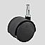 Hooded Twin Wheel Caster