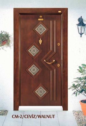 luxe steel door(walnut)