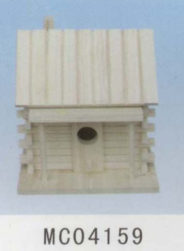 wooden birdhouse