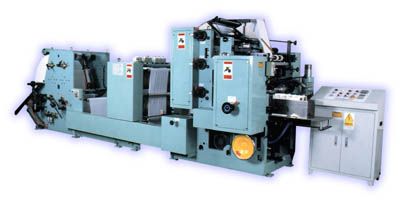 Paper napkin making machine