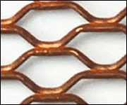 expanded brass mesh 