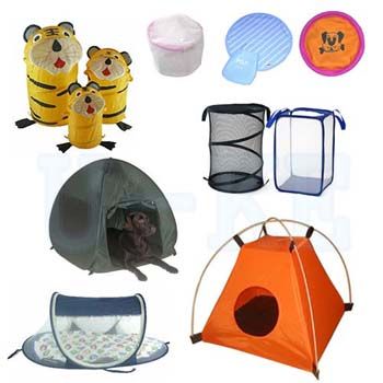 pet tent, baby doss, laundry basket etc.