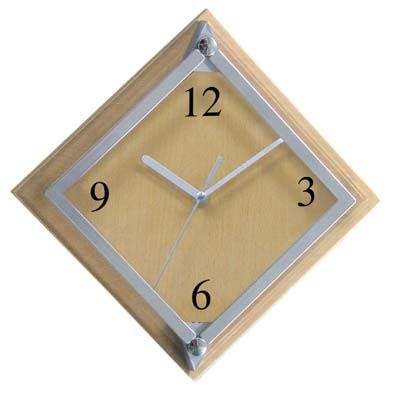 Transparent PS & MDF clock