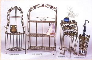 Iron Bookshelves, Coner Holder