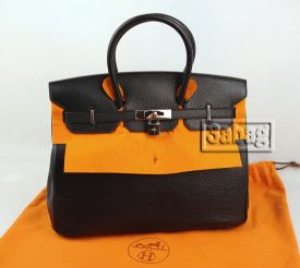 Hermes Birkin black 1041 35CM Bag