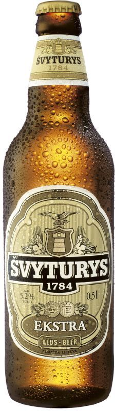 Svyturys Ekstra Beer for export from Lithuania