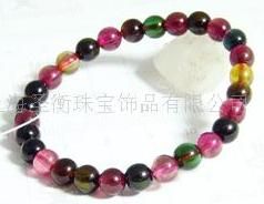Tourmaline Round Beads Stretch Bracelet