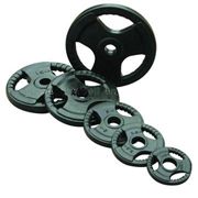 Tri-Grip Rubber Olympic Weight Plates