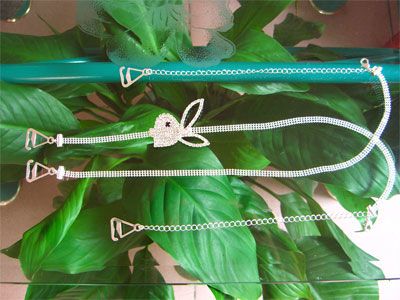 Bunny Rhinestone Bra Straps
