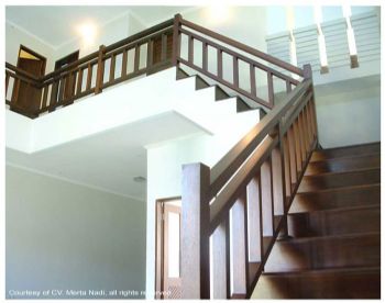 Square Stairs & Railing