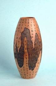 handcraft wooden vases